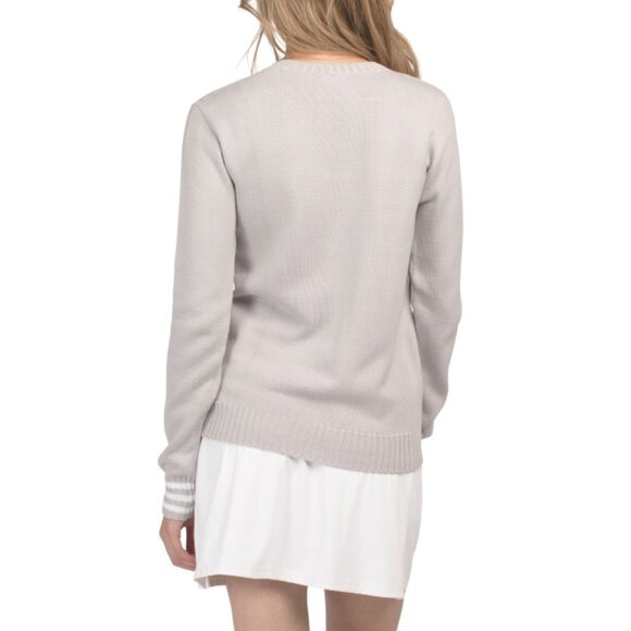 THE BUBBLE Light Grey Pickleball Sweater - Picture 2 of 2